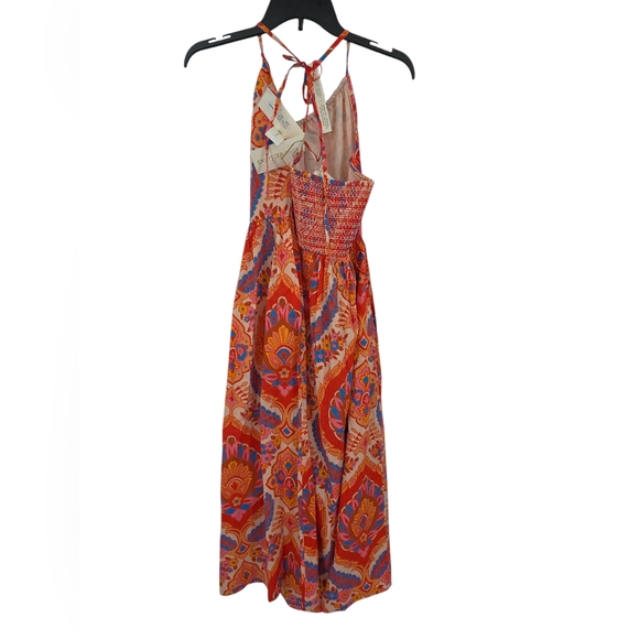 New Love The Label By Anthropologie Dress Halter Midi XS - Picture 8 of 9